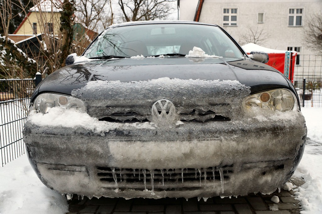 Auto nach der Rückkehr